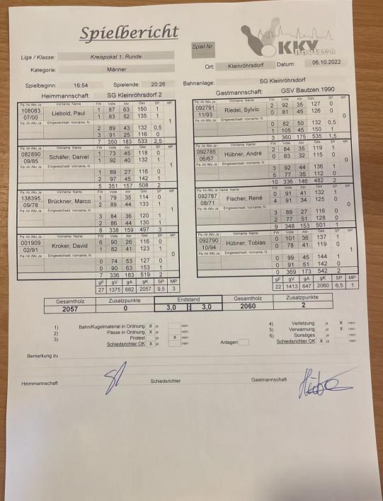 Pokal 1.Runde
